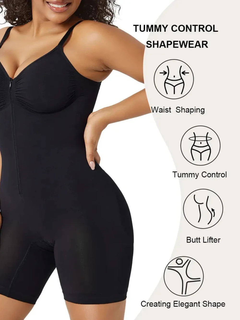 Tummy Control Shapewear Bodysuit